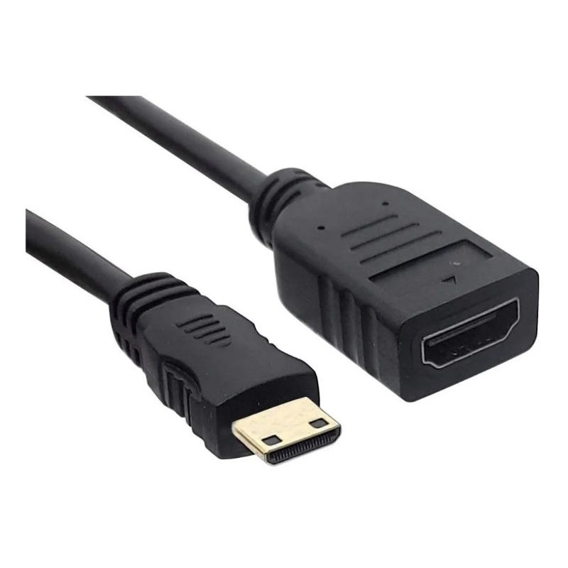 Cabo Rabicho Mini Hdmi P Hdmi Flexivel 1080p Câmera Filmador