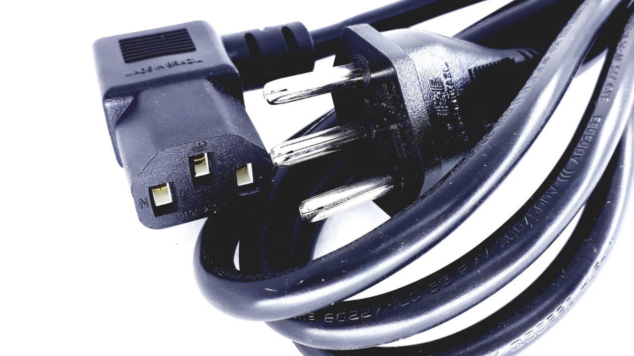 Cabo De Força Geral Tv De 1,80 Mt Padrão 0,75Mm 250V 10A