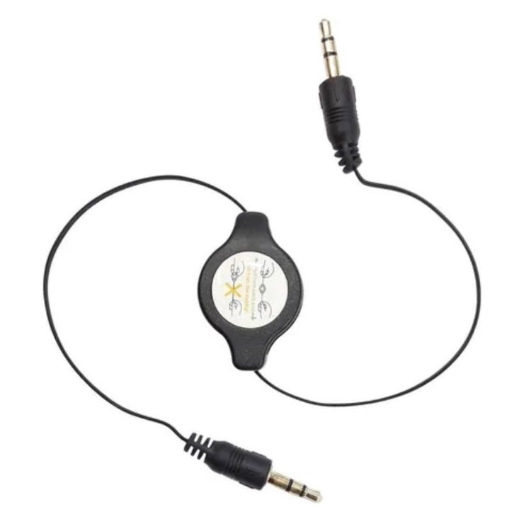 Cabo Extensor Retrátil P2/p2 Macho/macho Fone Mp3 Áudio