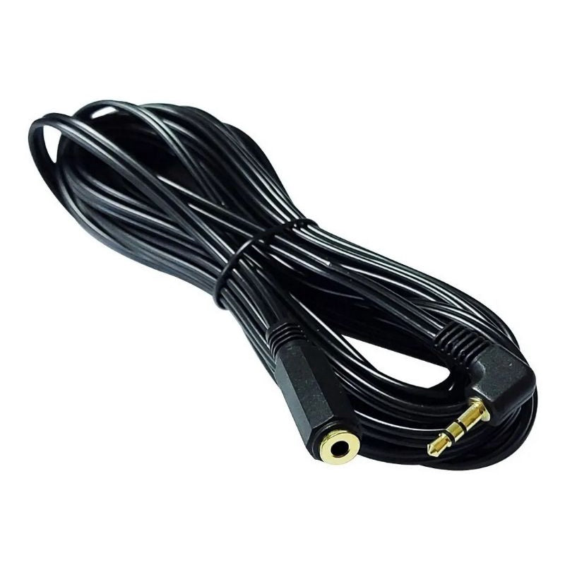Cabo Extensor De Fone De 5 Mts 3.5 Mm Em 90 Graus Top Flex