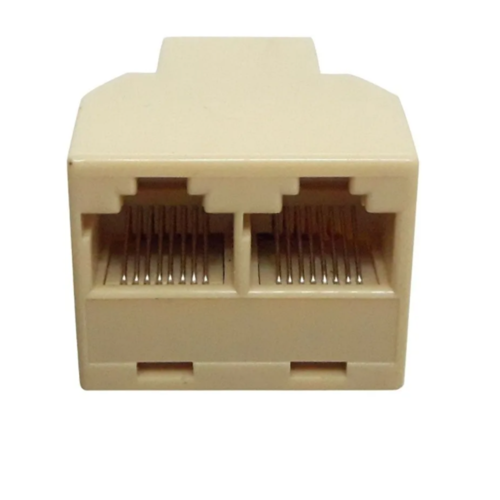 Adaptadores Duplicador Cabo Rede Internet Rj45 Fêmea 1Xrj45