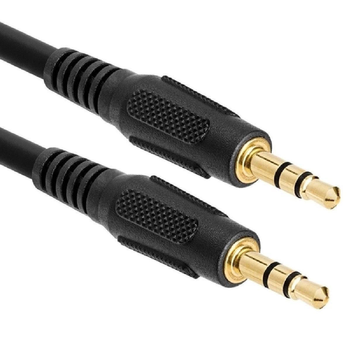 Cabo Auxiliar P2 X P2 Stereo Macho 1,5 Metros 3.5Mm