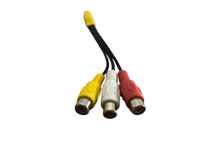 Cabo P2 Com 3 Rca (Av) Femea P2 Para Áudio Vídeo Tv