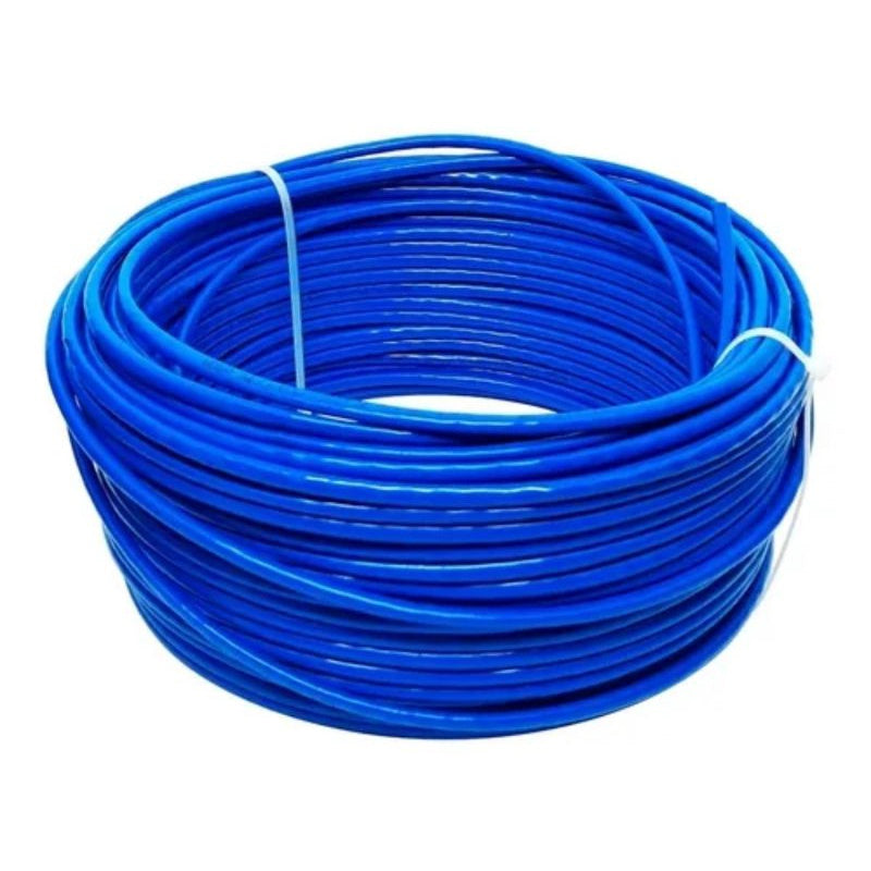 Cabo Rede 50 Mts Azul De Internet Cat 5 De 4 Pares Promo