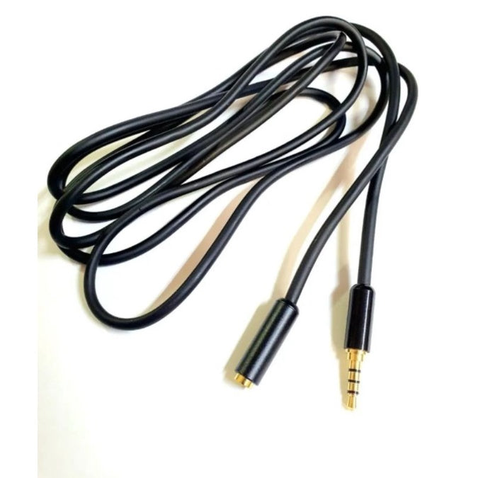 Cabo Plug Extensor Para Headset/fone Celular Gold P3 - 1,7 Mt