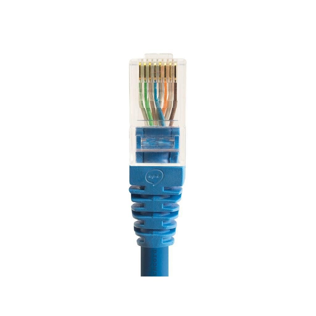 Cabo Rede Cat5E Azul 30 Cm Internet Net Lan Utp Montado