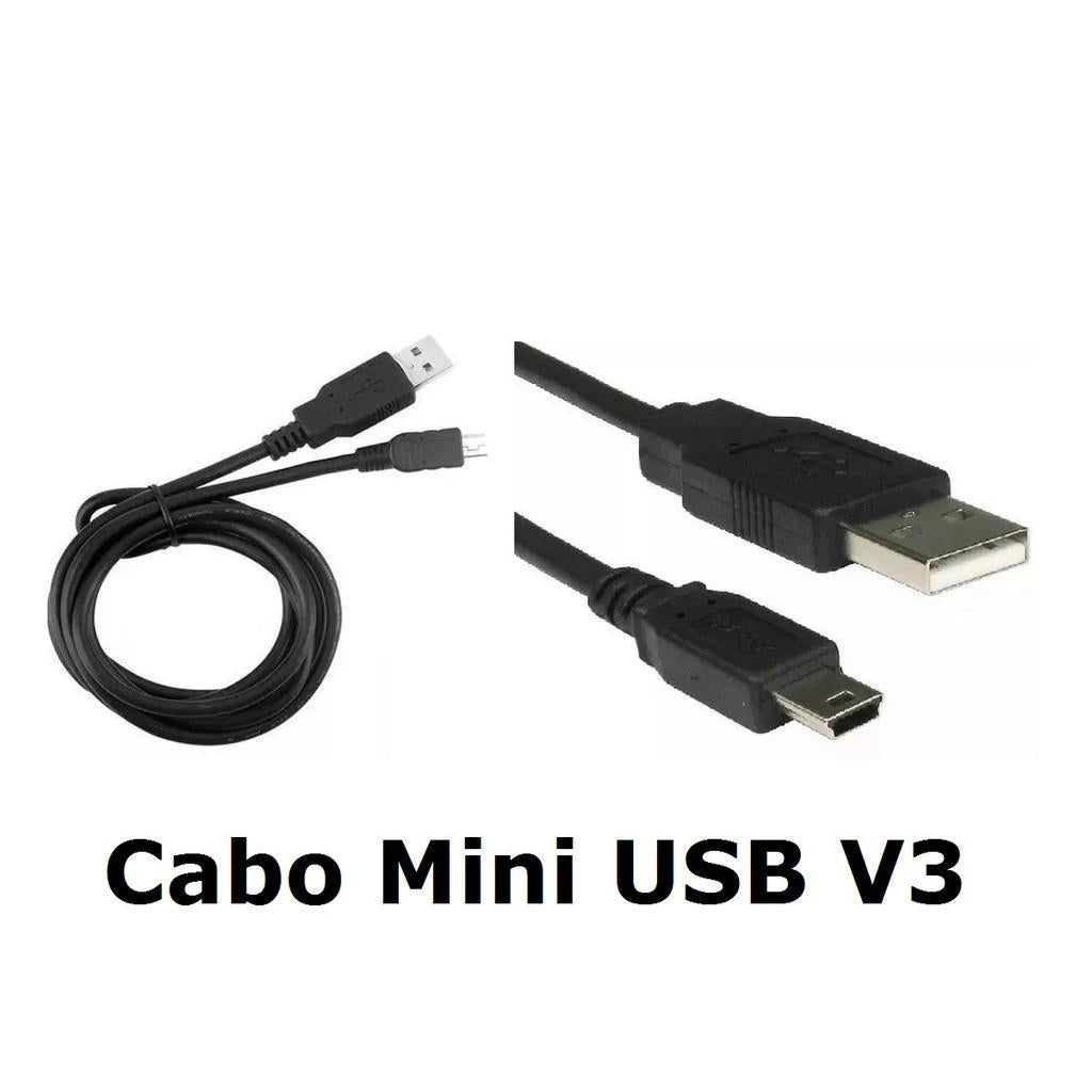 Cabo Mini Usb V3 5 Pinos Dados + Carga 1.2M Universal