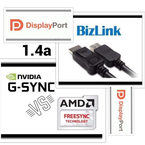 Cabo Displayport 1.4A Nvidia Geforce Ultimate Titan 240Hz