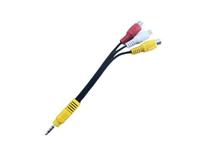 Cabo P2 Com 3 Rca (Av) Femea P2 Para Áudio Vídeo Tv