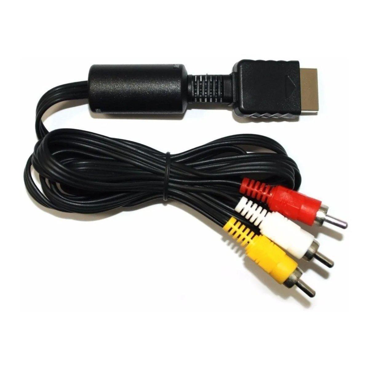 Cabo Para Ps2 Av Audio E Video 2 Metros Ps-02