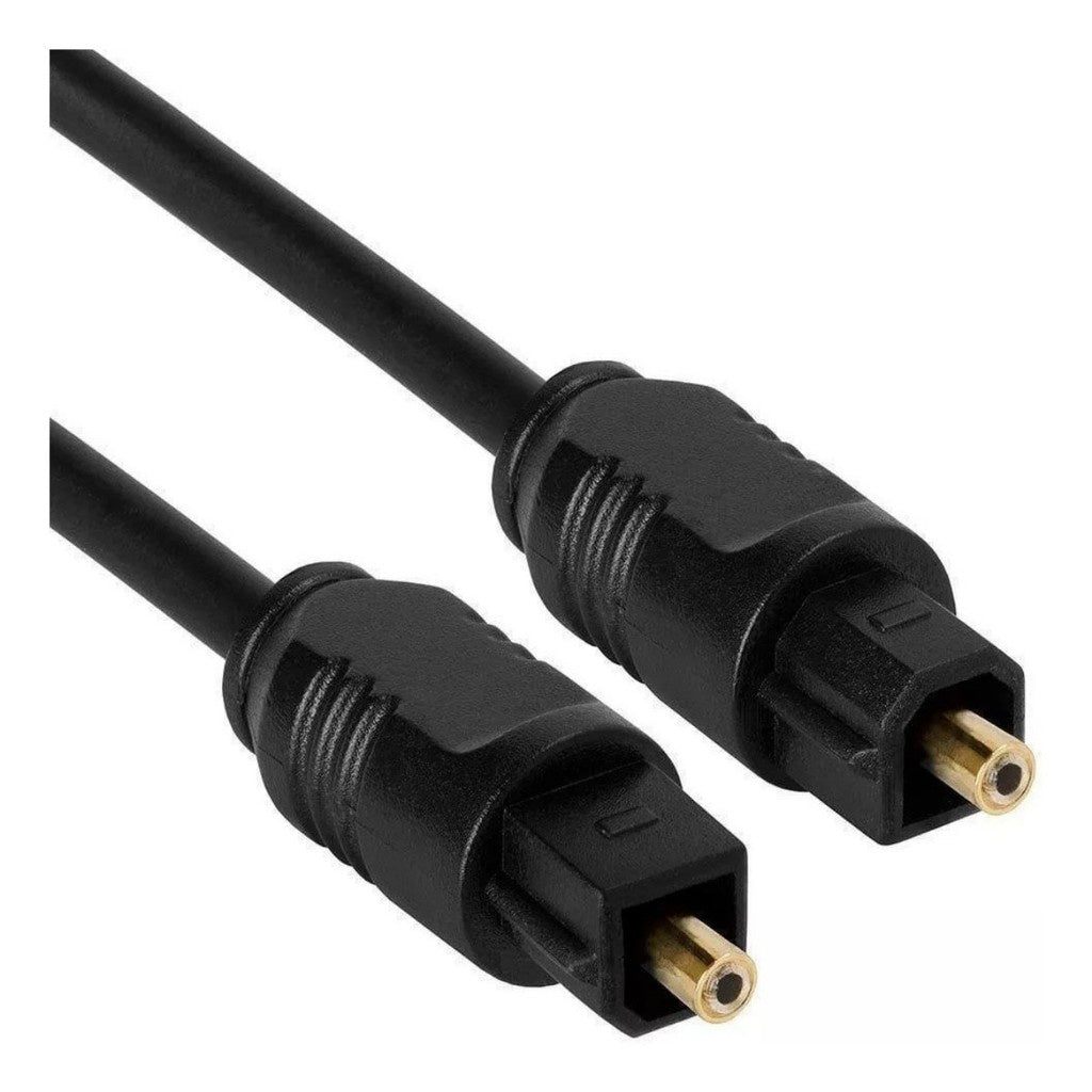 Cabo Digital Óptico Toslink HiFi 5m para Áudio Digital