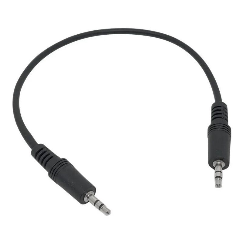 Cabo Auxiliar P2 X P2 Macho 30cm Para celular Caixa De Som