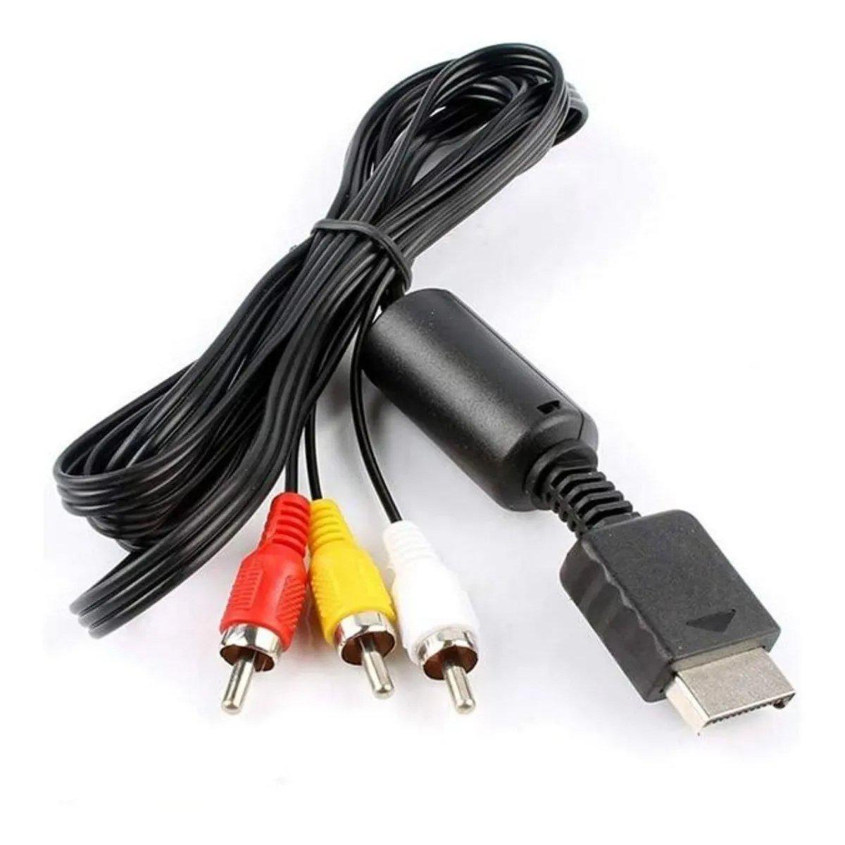 Cabo Para Ps2 Av Audio E Video 2 Metros Ps-02