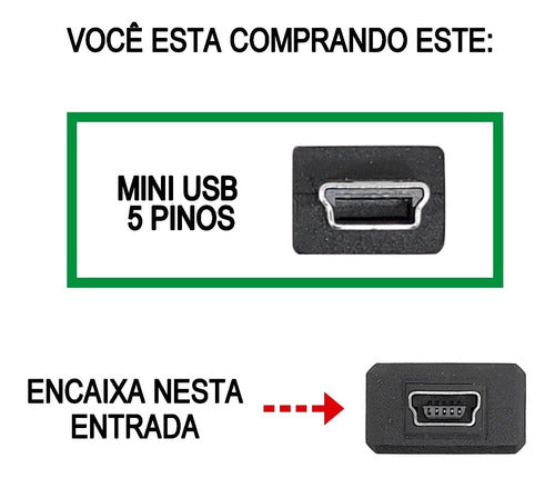 Cabo Dados + Carga Usb 2.0 Hd Externo 20Cm Hx-Mud10Eag2
