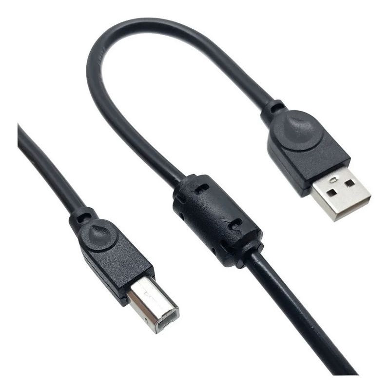 Cabo Usb Impressora 8.5 M A M X B M Compatível Para Epson
