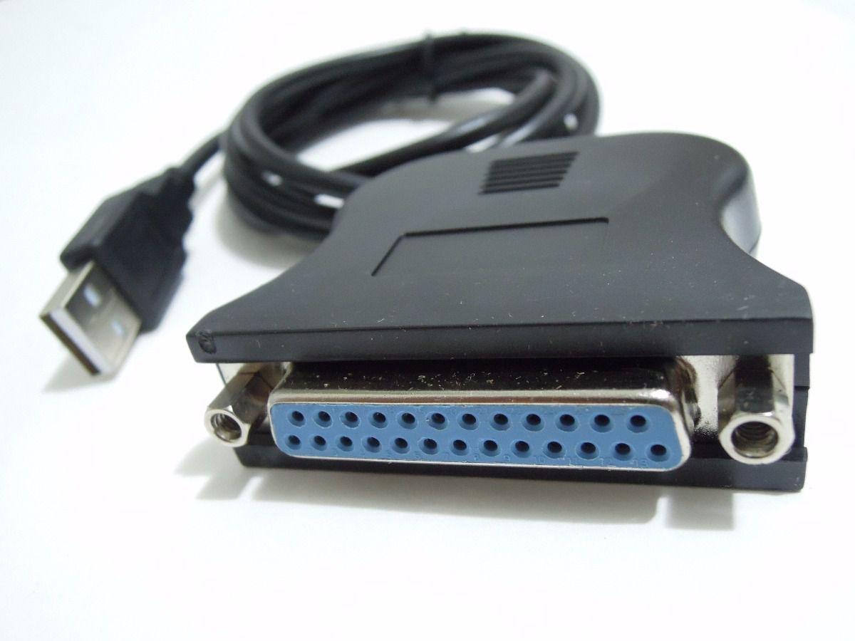 Adaptador Conversor Usb Porta Paralela Db25 Fêmea