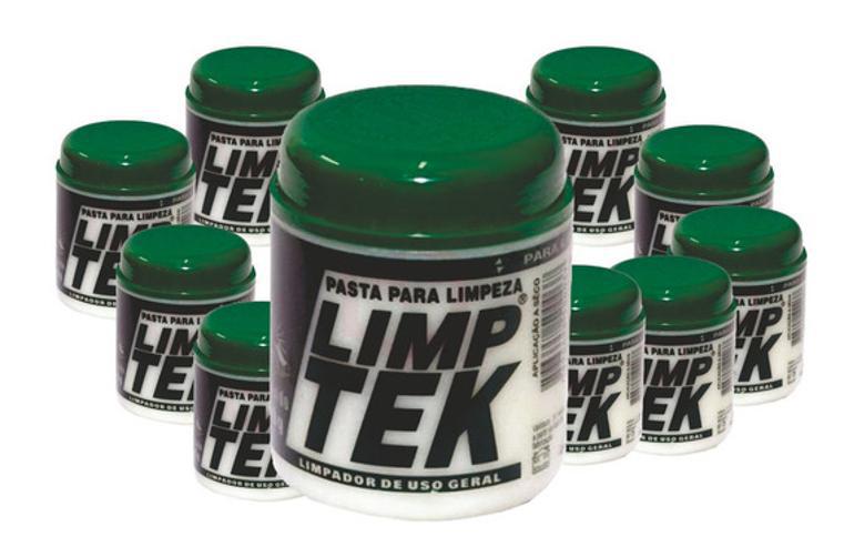 10 Pasta De Limpeza Lavagem A Seco Limptek Limp Tek 500G