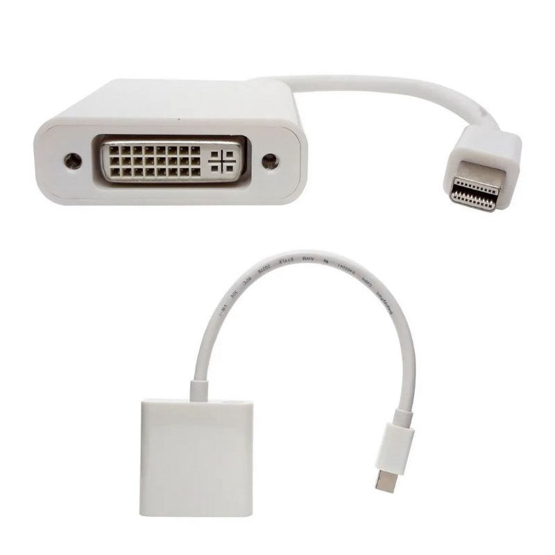 Cabo Thunderbolt Mini Display Port X Dvi Fêmea (24+5) 20 Cm