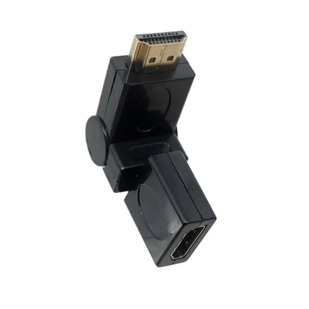 Adaptador Hdmi F X Hdmi M Articulado 90° 180° Flexível Giro