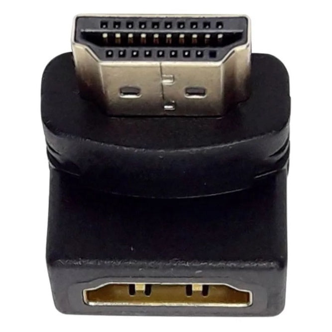 Adaptador Hdmi Macho E Fêmea Em L + Adaptador Em 90° Hdmi