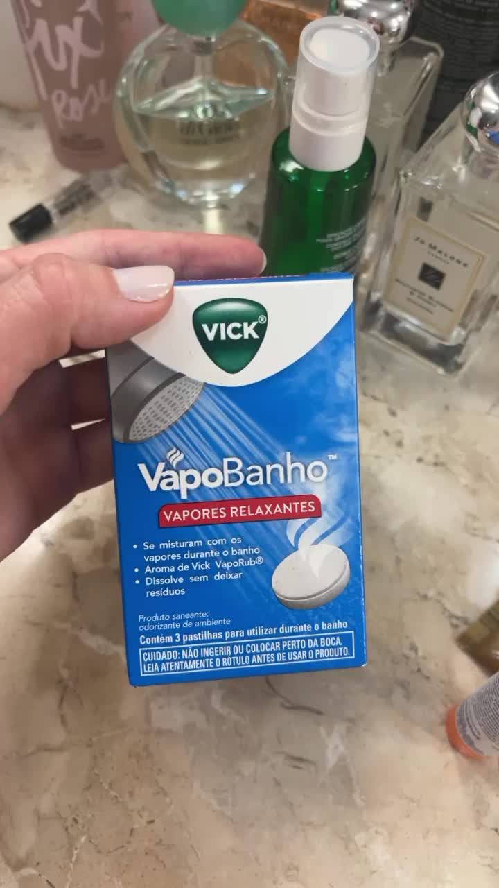 Vick Vapobanho 3 Pastilhas Vapores De Banho Spa Relaxante