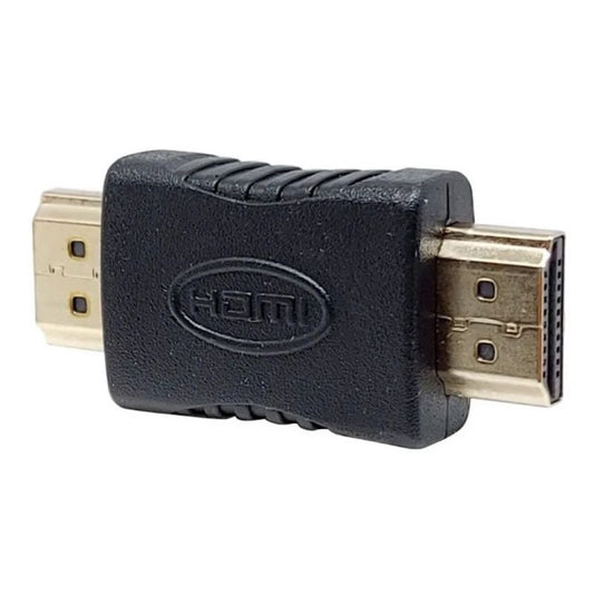 3 X Emenda Adaptador Hdmi Macho para Hdmi Macho Conversor Ouro