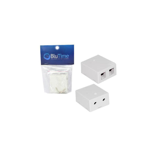 Caixa Sobrepor Global Ad0313 2 Saidas Modular Fêmea Rj45