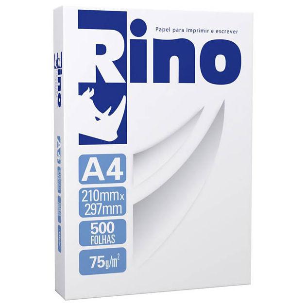 Papel A4 Sulfite Rino 210x297mm 75g Resma com 500 folhas