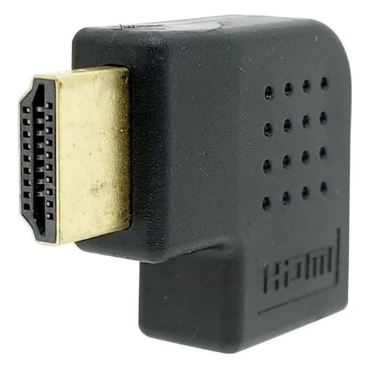 Adaptador Hdmi Macho E Fêmea Em L + Adaptador Em 90° Hdmi