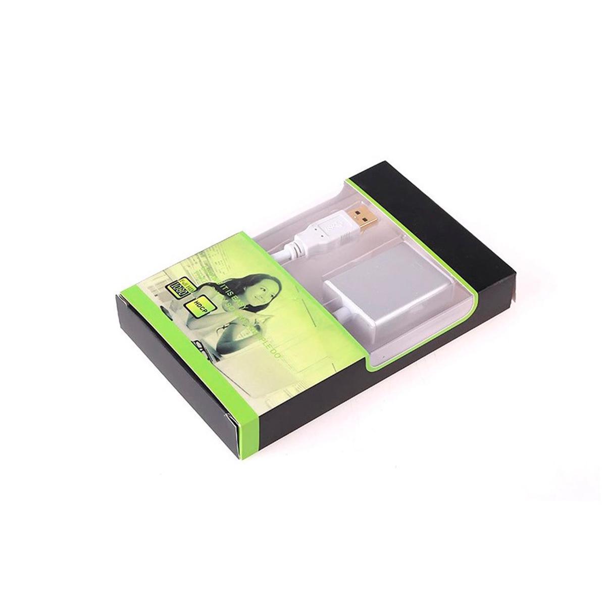 Cabo Adaptador Conversor Usb Hdmi 1080P Placa Multi Telas