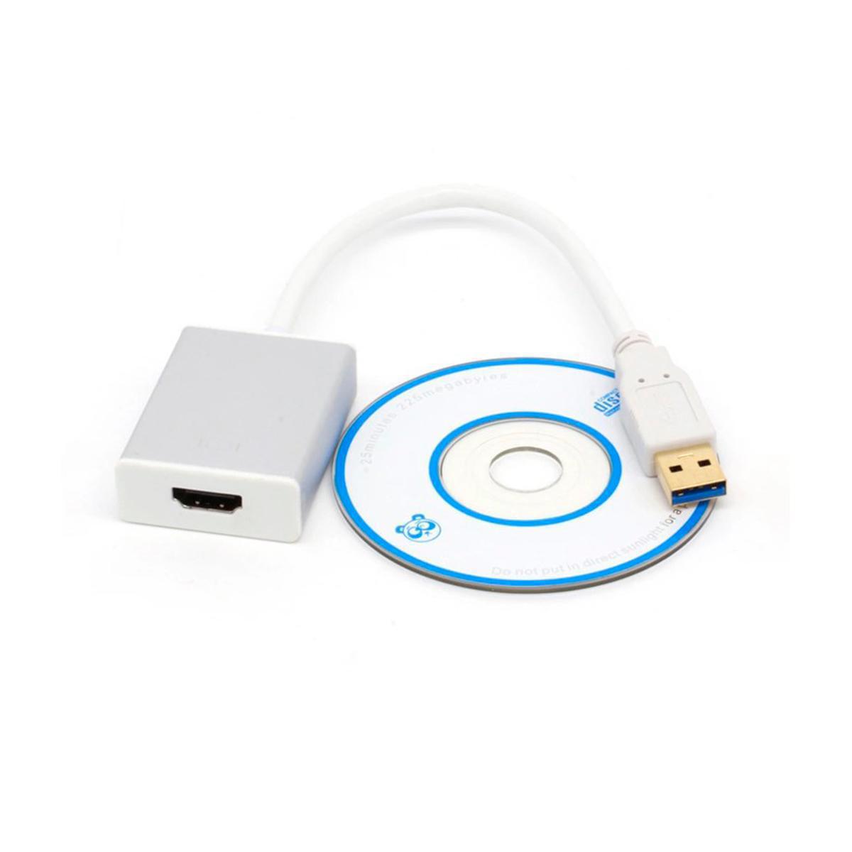 Cabo Adaptador Conversor Usb Hdmi 1080P Placa Multi Telas