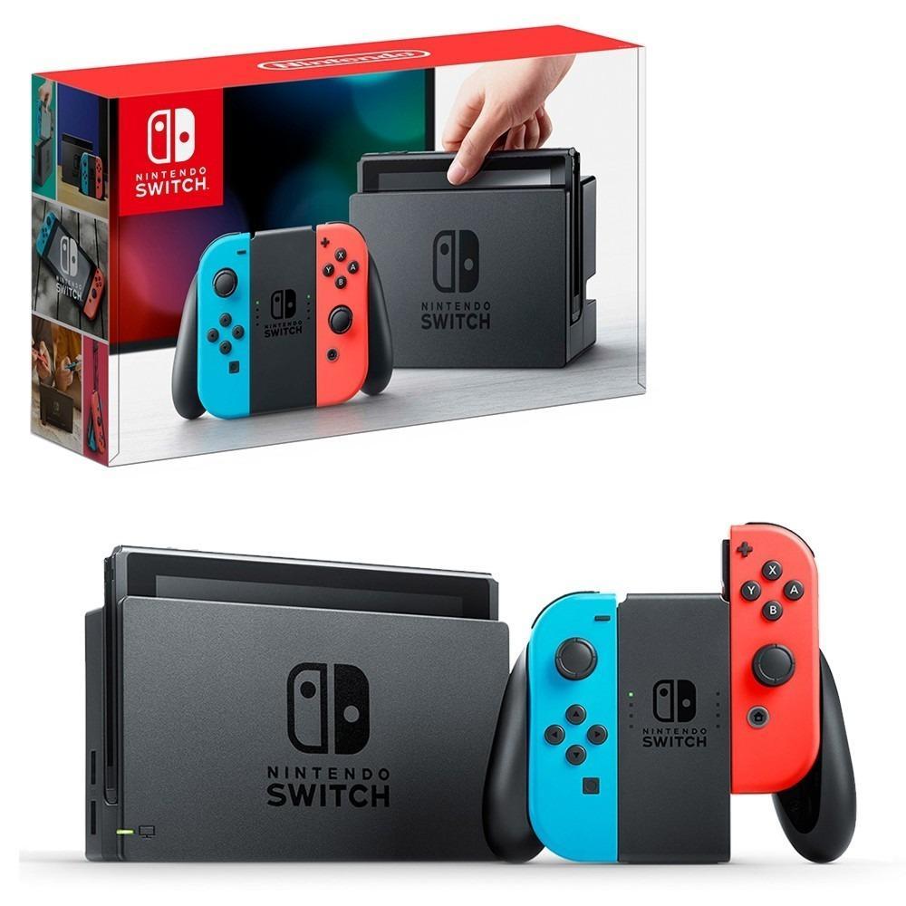 Nintendo Switch 32Gb Neon Blue Neon Red Grey