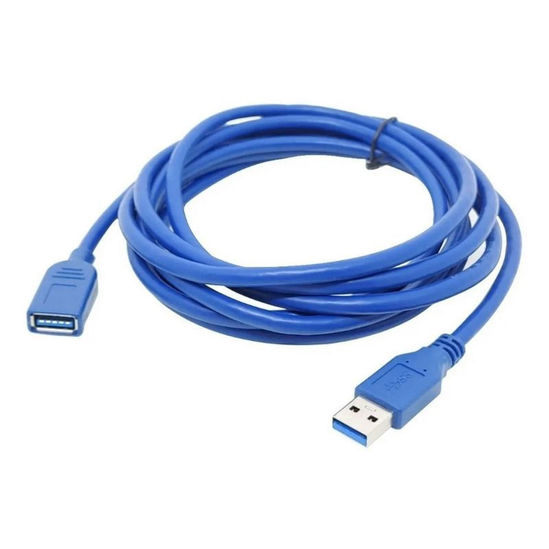 2 X Cabos 3.0 Extensor Usb De 1 M Macho X Fêmea