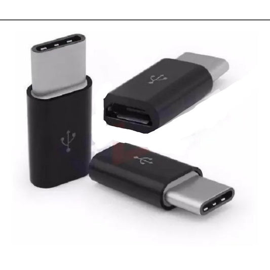 Adaptador V8 Micro Usb Femea X Tipo C 3.1 Macho Moto Z S8 S9