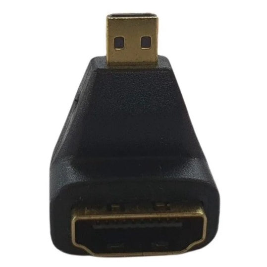 Adaptador Hdmi Fêmea Para Micro Hdmi Macho L 90 Grau