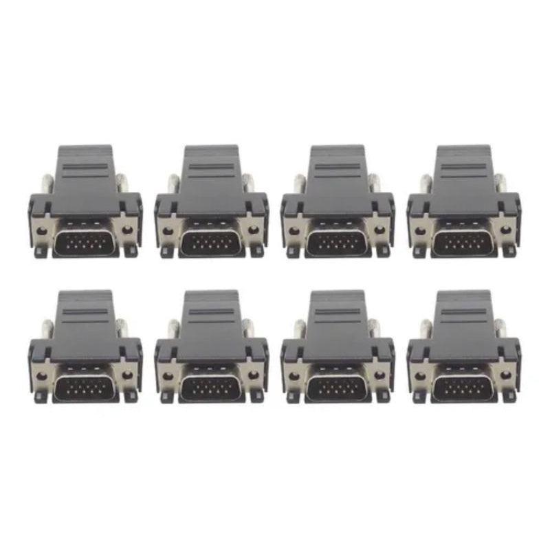 20 X Adaptador Conector (m)vga X Rj45 Extensão Vga