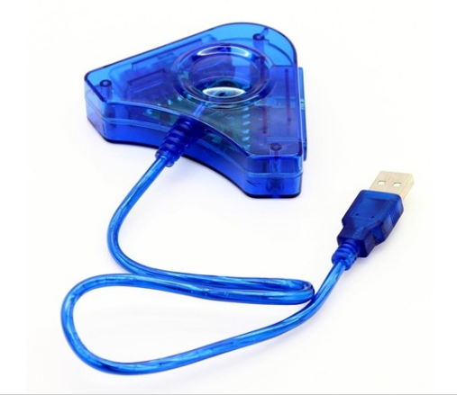 Adaptador Usb Para Controle ps2 e ps1 Ligue no pc ps3