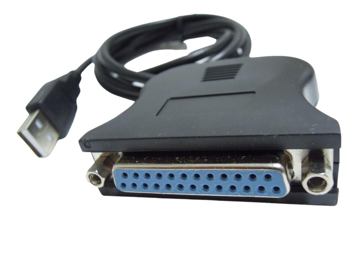 Adaptador Conversor Usb Porta Paralela Db25 Fêmea