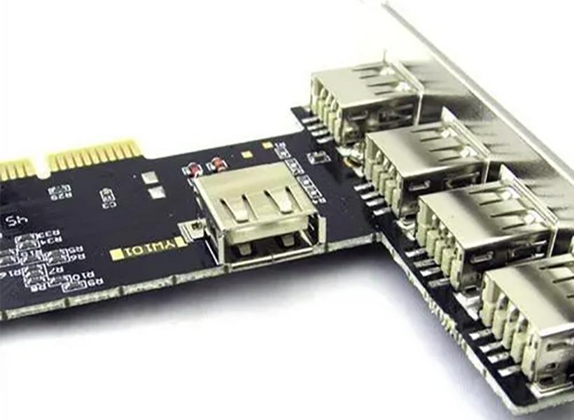 Placa Pci Usb 2.0 Com 5 Portas Pci Para Pc Desktop Computador