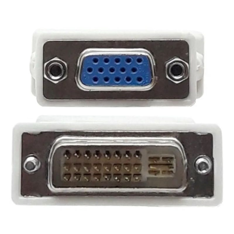 Adaptador Dvi-i Dual Link 24 Pinos + 5 E 1 Cabo Vga 1,50 Mts