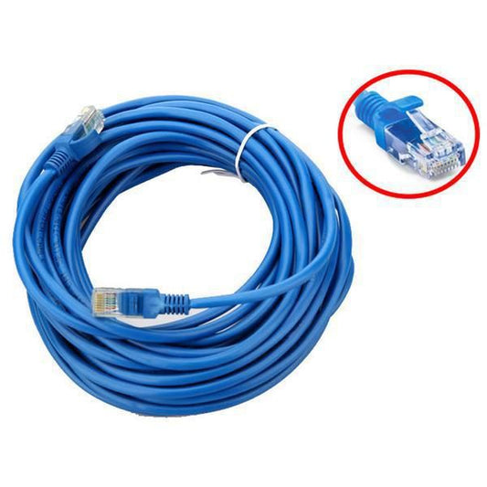 Cabo de Rede 30m Patch Cord RJ-45 Azul