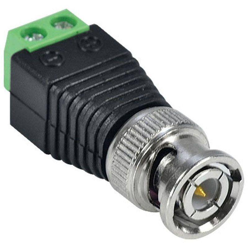 Pacote com 10 Conector Plug Bnc Macho Com Borne