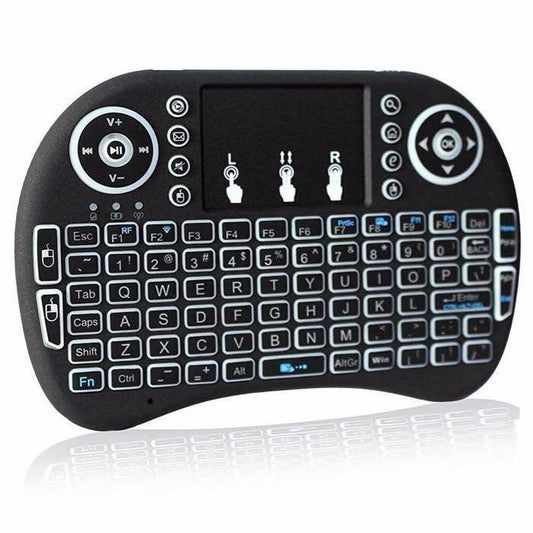 Mini Teclado Led Wireless Keyboard Mouse Smart Tv