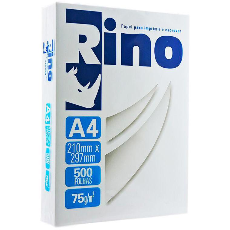 Papel A4 Sulfite Rino 210x297mm 75g Resma com 500 folhas