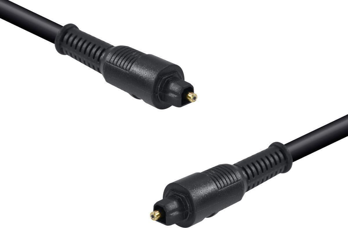 Cabo Digital Óptico Toslink HiFi 10m para Áudio Digital