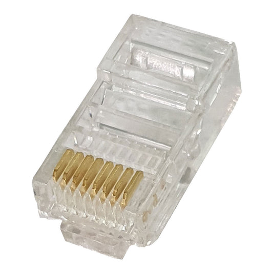 Plug Conector Cristal Rj45 Cat6 Giga 10/100/1000 Gbps