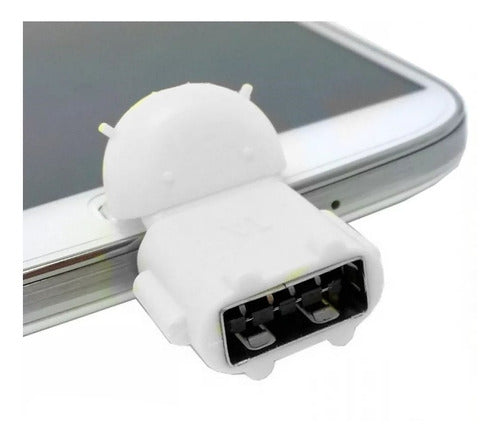 1 Adaptador Micro Usb Otg Pendrive Para Celular Android Robo