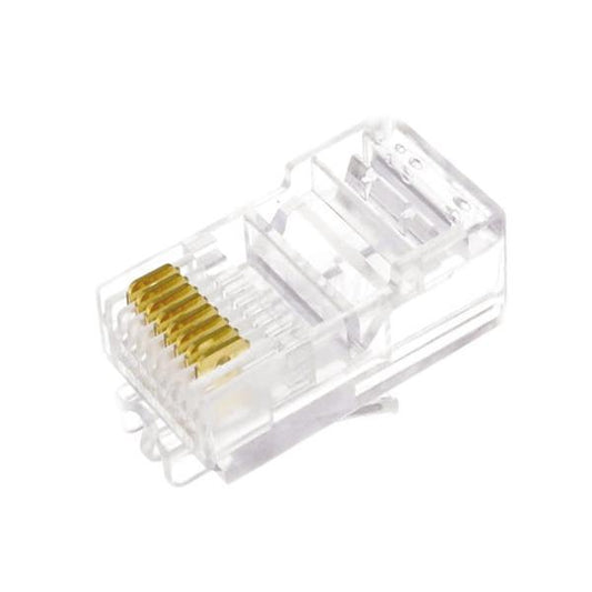 Pacote 100 Conector Rj45 Cat5E Cabo De Rede