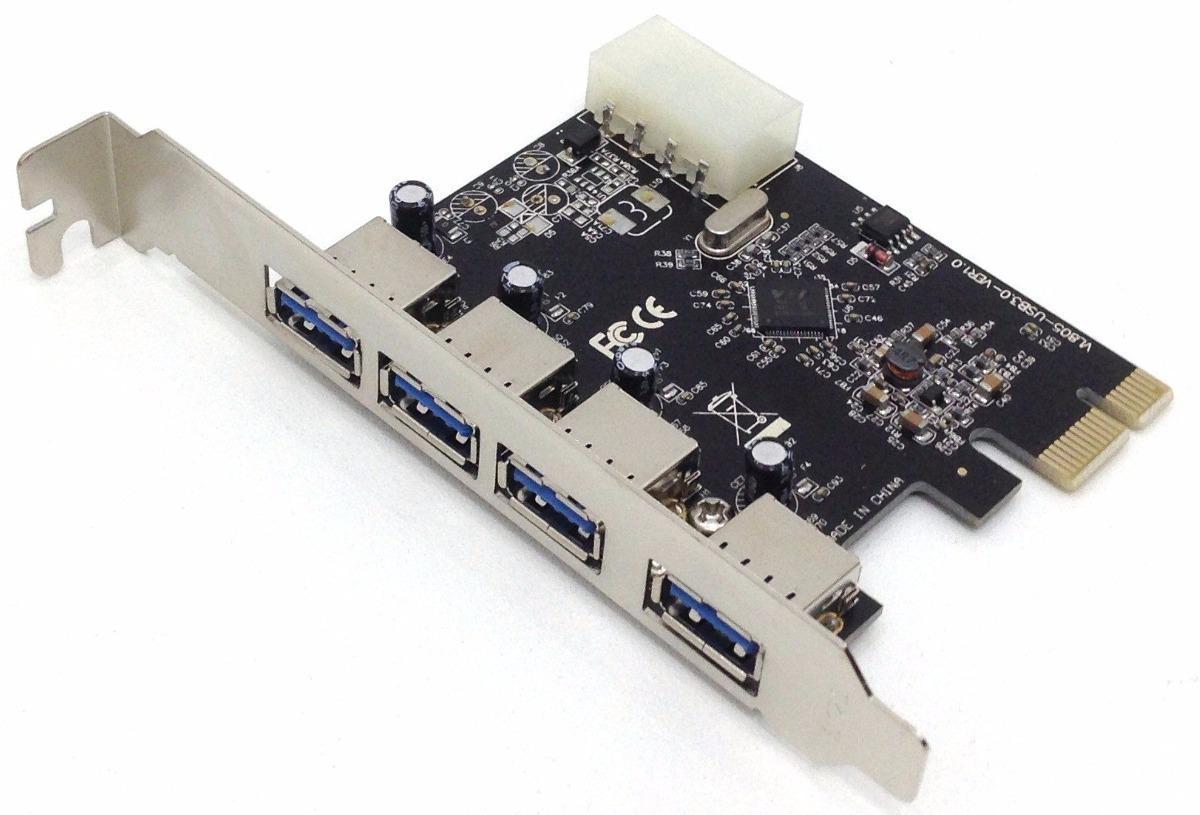 Placa Pci Express 4 Portas Usb 3.0