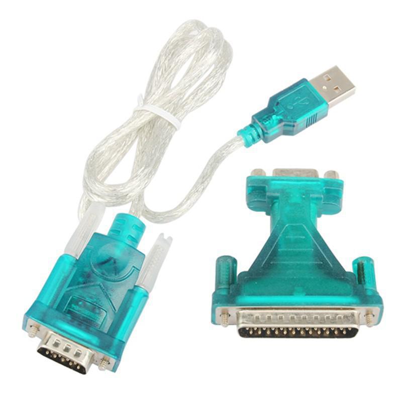 USB 2.0 Para Rs232 com Port 9 PIN SERIAL DB25 DB9 Adaptador